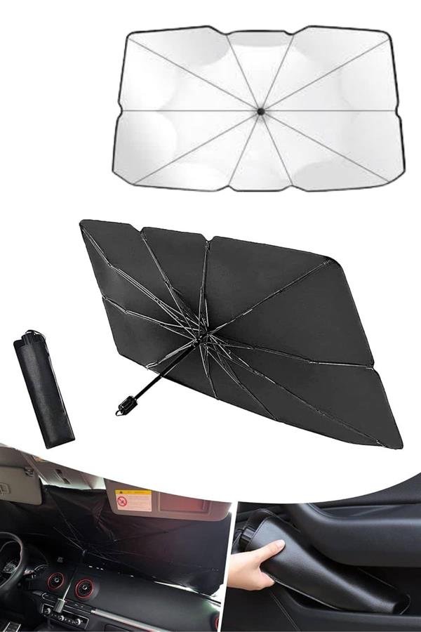 Oto Ön Cam Güneşliği Otomatik Katlanabilir Gölgelik Oto Cam Şemsiye - Görsel 5