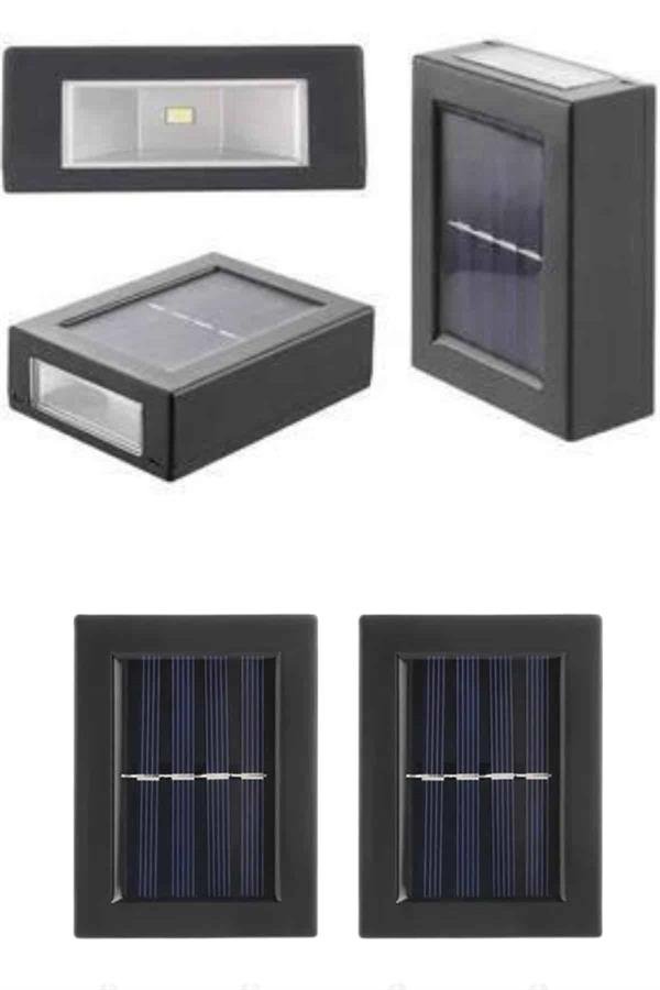 Solar Güneş Enerjili Çift Taraflı Duvar Lambası Çift Taraflı Duvar Lamba Güneş Enerjili - Görsel 3