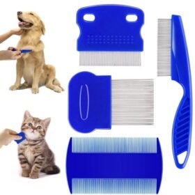 4'lü Bit Evcil Hayvan Tarak Seti Kedi Köpek Bit Tarak Seti Pire Tarağı