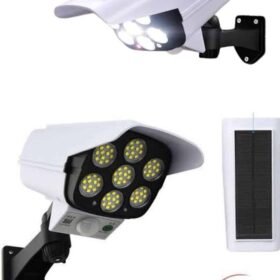 Solar Bahçe Lambası Uzaktan Kumandalı Kamera Görünümlü Hareket Sensörlü