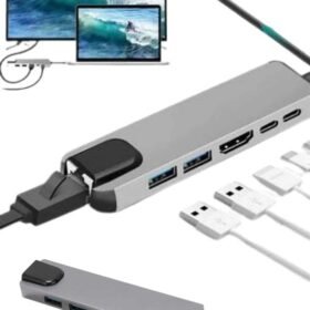 Usb Type-c Hub Dönüştürücü Çevirici Çoklayıcı Macbook Çevirici 8 Portlu