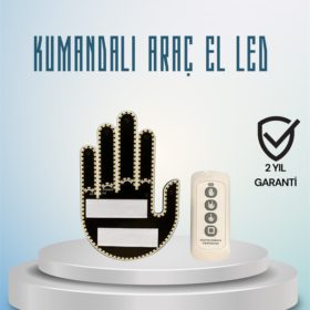 Aracınız İçin Eğlenceli ve Güvenli İletişim: LED Jest Lambası Uzaktan Kumandalı Kolay Montaj