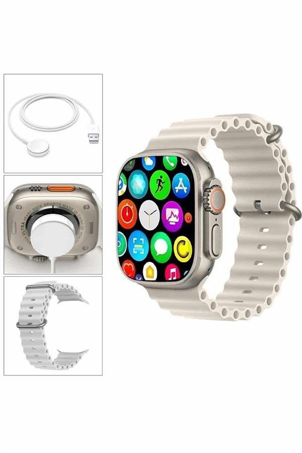 Akıllı Saat Bleutooth Bağlantılı Akıllı Saat Amoled Ekran 49 MM - Görsel 4