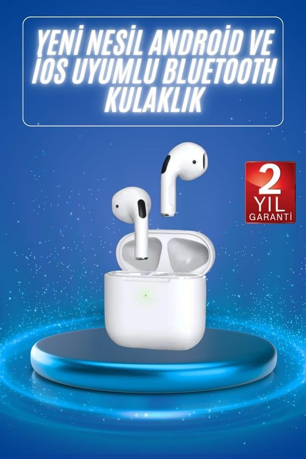 4.Nesil Bluetooth Kulaklık Yüksek Ses Kaliteli Dokunmatik Kontrol Özellikli - Görsel 2