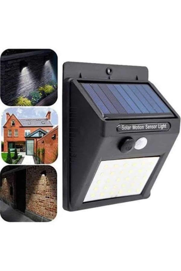 Bahçe Aydınlatması Güneş Enerjili Led Işık Lamba Sensörlü Dekoratif - Görsel 4