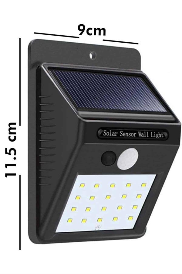 Bahçe Aydınlatması Güneş Enerjili Led Işık Lamba Sensörlü Dekoratif - Görsel 5