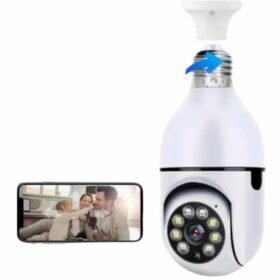 Wifi Güvenlik Kamerası Çift kameralı Ampule Takılabilir Sensörlü