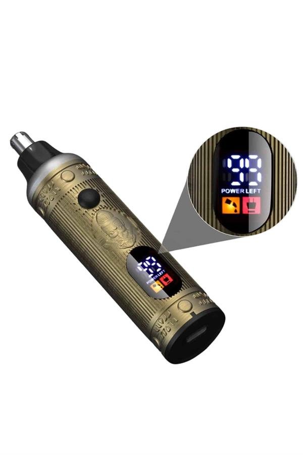 Profesyonel Saç Sakal Vücut Kulak ve Burun Tıraş Makinesi 3 Başlıklı