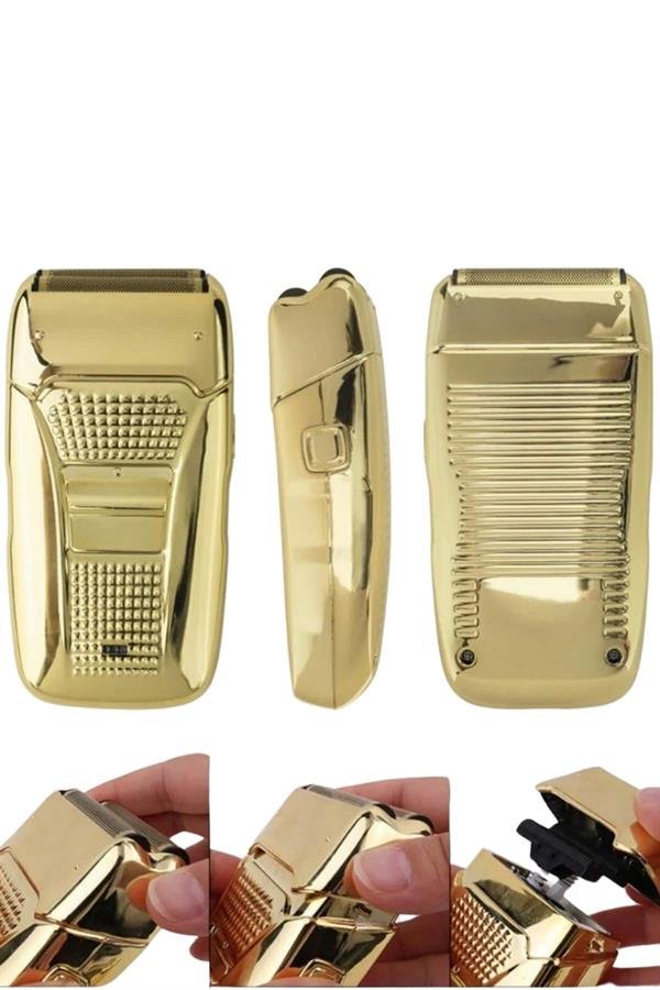 Tıraş Makinesi Sakal Kesme Makinesi Profesyonel Şarjlı Sıfır - Görsel 4