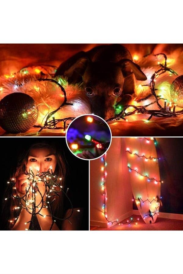 5 Metre Ampul LED Işık Renkli RGB Çok Renkli Led Aydınlatma - Görsel 5