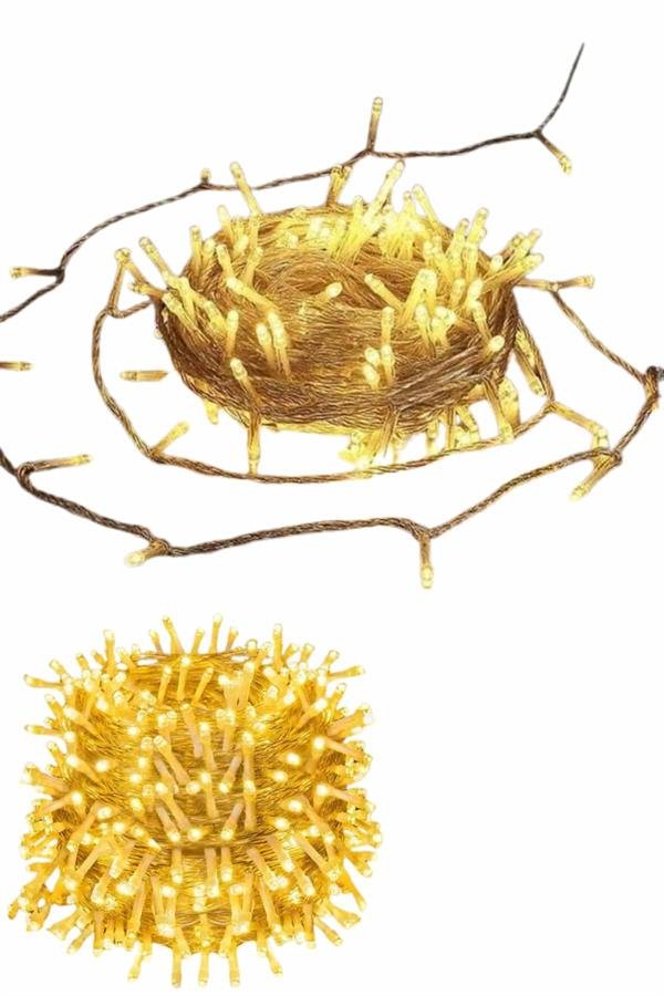 Dekoratif Peri Led 100 Ledli Gün Işığı Pilli 10 Metre Gün Işığı - Görsel 4