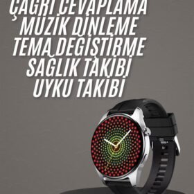 Yeni Nesil Akıllı Saat 1.5 Inç Amoled Ekran Çağrı Cevaplayabilen