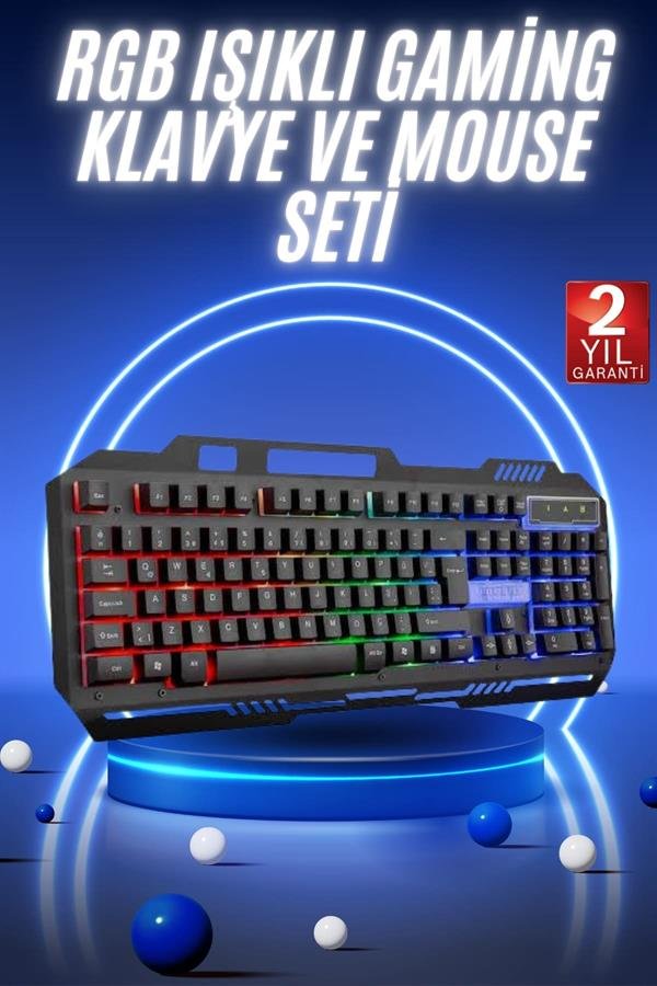 Gaming Oyuncu Klavyesi Led Aydınlatmalı Mekanik Hisli - Görsel 2