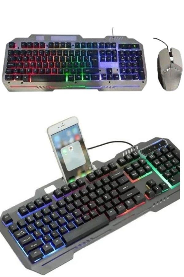 Gaming Oyuncu Klavyesi Led Aydınlatmalı Mekanik Hisli - Görsel 4