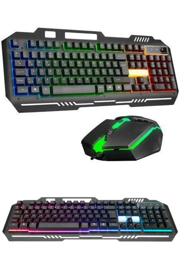 Gaming Oyuncu Klavyesi Led Aydınlatmalı Mekanik Hisli - Görsel 5