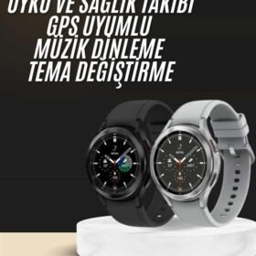 Yeni Nesil Akıllı Saat Çağrı Cevaplayabilen Plastik 47 Mm Uyumlu Kordon
