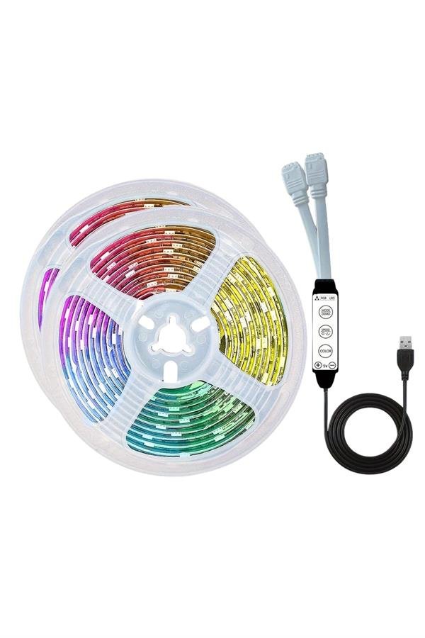 RGB Neon Şerit Led Lamba 10 Metre İç Mekan Tasarımına Uygun - Görsel 5