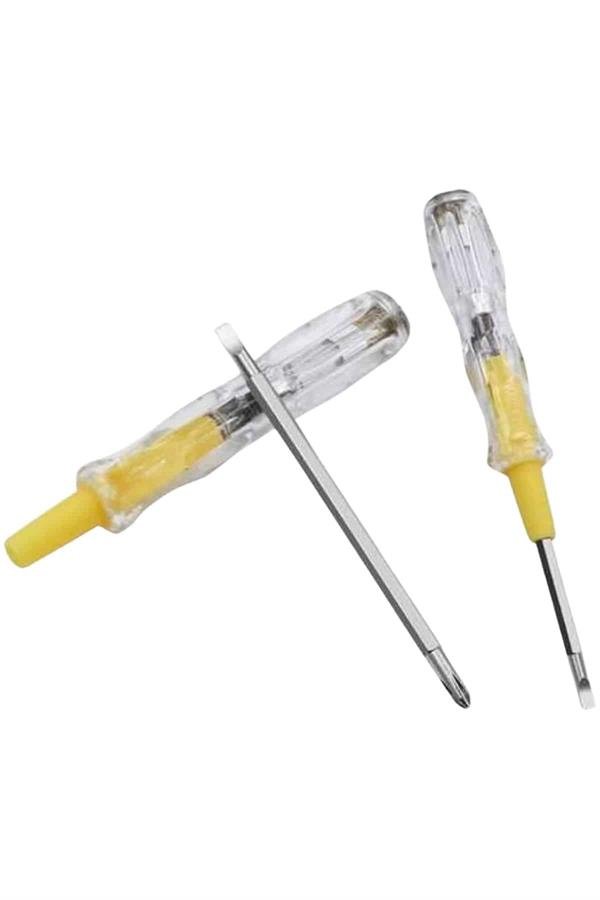Kontrol Kalemi Çift Başlıklı Şeffaf Elektrik Testi Değişken Uçlu - Görsel 5