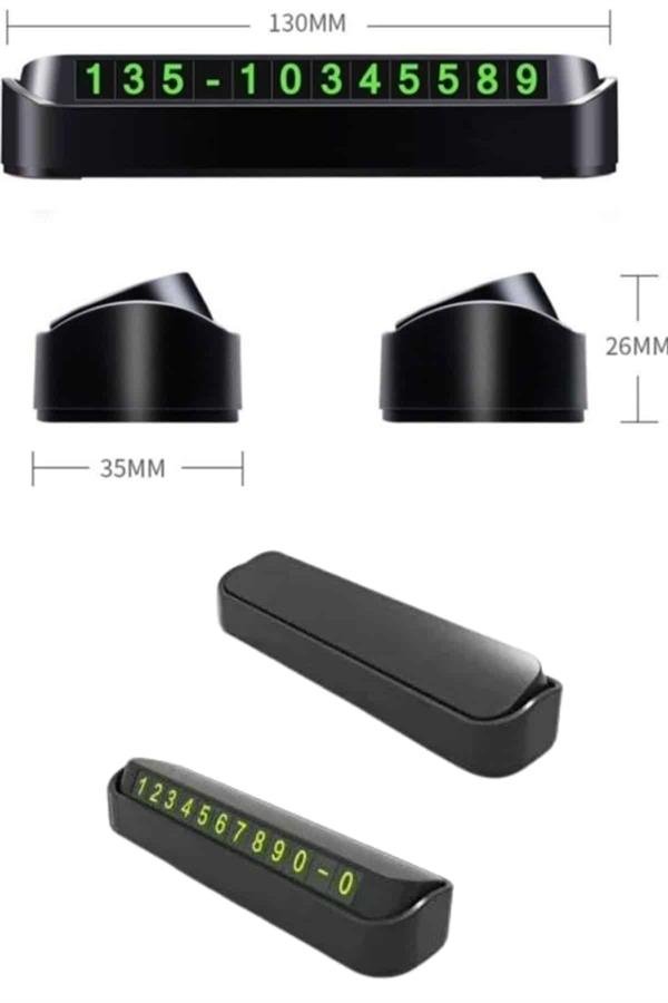 Tüm Araçlara Uyumlu Araç Içi Park Numaratör Oto Araç Numaratör - Görsel 3