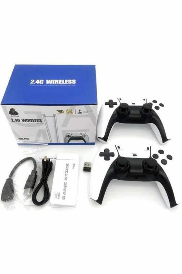 3D 4K HD 2.4G Game Stick 4K Ultra Hd Oyun Konsolu Çift Kollu - Görsel 4