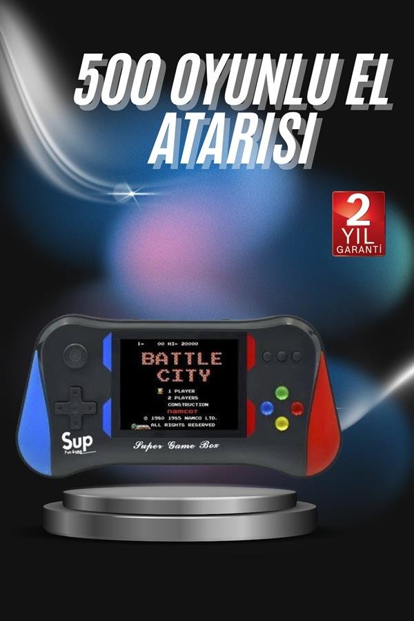 3.5 İnç 500'ü 1 Arada Klasik Oyun Konsolu Nostalji Oyunlu Atari - Görsel 2