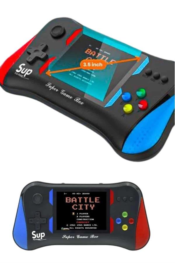 3.5 İnç 500'ü 1 Arada Klasik Oyun Konsolu Nostalji Oyunlu Atari - Görsel 3