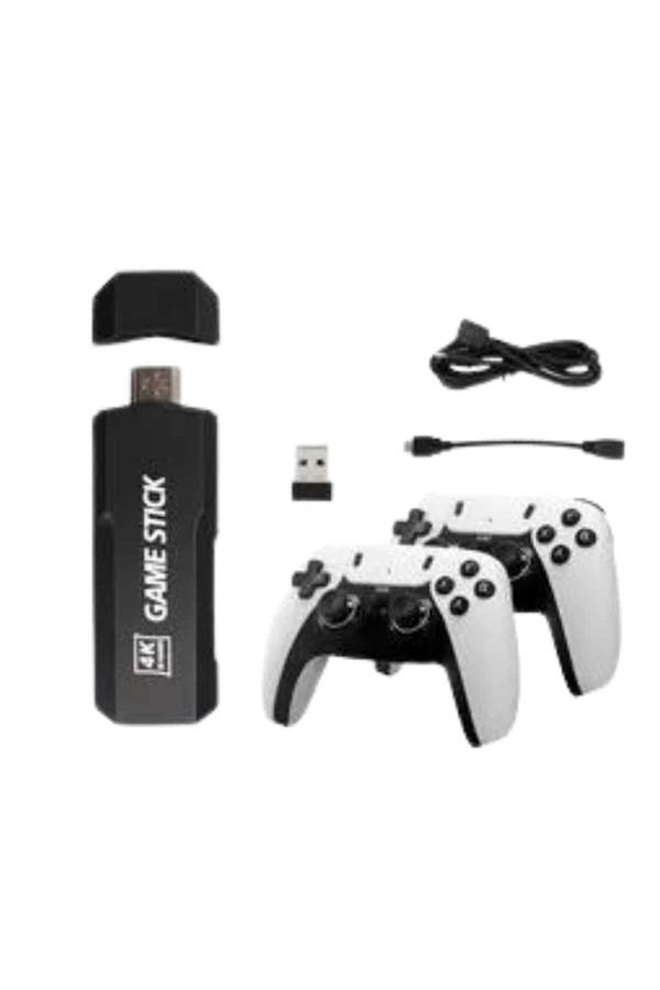 4k Kablosuz Çift Kol Retro Oyunlar 20000 Oyunlu Atari - Görsel 4