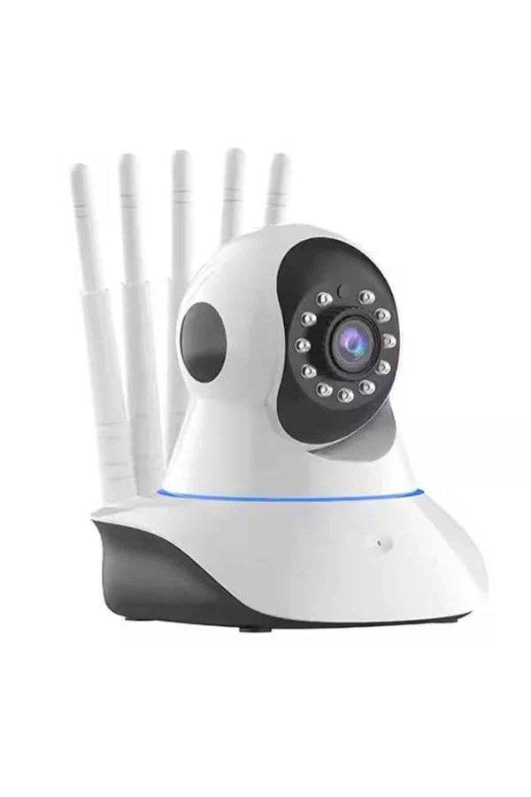 LED Aydınlatmalı 5 Antenli Motorlu 1080P Wifi Kamera Sensörlü - Görsel 3