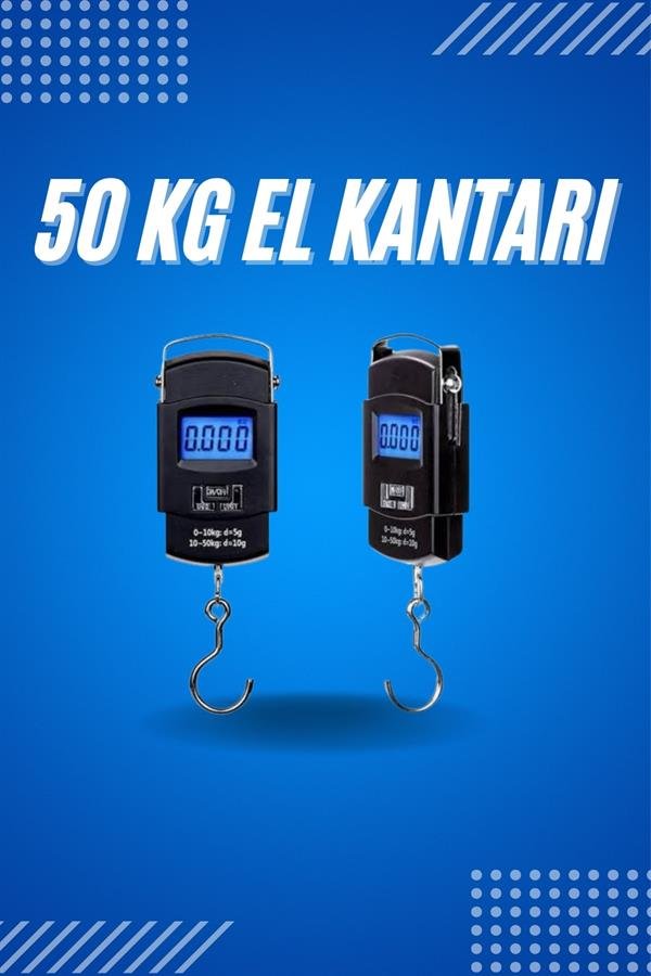 50 Kg Dijital El Terazisi Cep Tartısı El Kantarı Terazi - Görsel 2