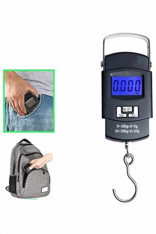 50 Kg Dijital El Terazisi Cep Tartısı El Kantarı Terazi - Görsel 5