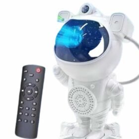 Gece Lambası Astronot Bluetooth Hoparlörlü Galaksi Işık Projektörü