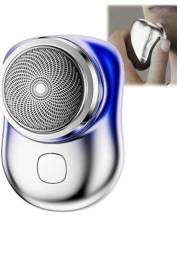 Mini Sıfır Sakal Yanak Tıraş Makinesi USB Şarjlı Sıfır Sakal Taşınabilir Korumalı - Görsel 5