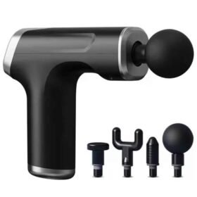 Şarjlı Masaj Tabancası 4 Başlıklı Mini Masaj Tabancası ve Masaj Aleti