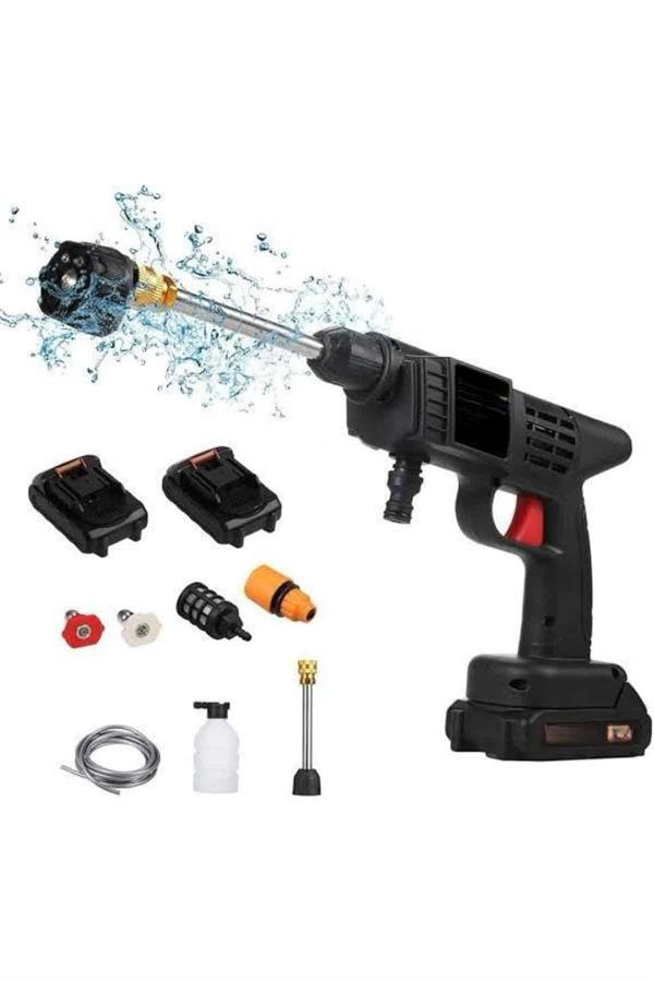 Bahçe Sulama Tabancası Makinesi Yüksek Basınçlı Akülü Yıkama Makinesi - Görsel 3