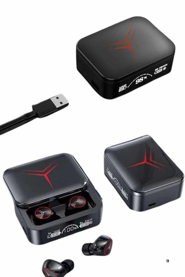 Kablosuz Şarj Göstergeli Powerbank Özellikli Bluetooth Kulaklık Çağrı Cevaplayabilen - Görsel 4