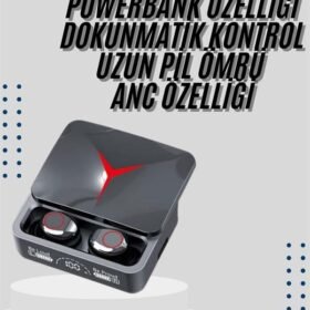 Kablosuz Bluetooth Kulaklık Powerbank Özellikli Göstergeli Hd Mikrofon