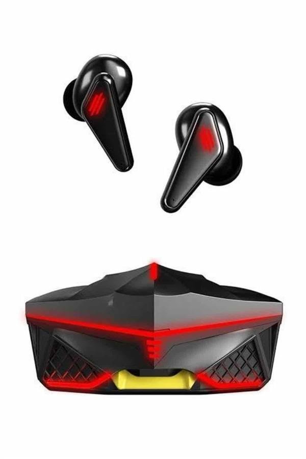 Dokunmatik Kontrol Tws Işıklı Kulakiçi Bluetooth Kulaklık Kablosuz Oyuncu Kulaklığı - Görsel 3