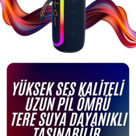 Bluetooth Hoparlör Uzun Pil Ömrü Taşınabilir Yüksek Ses Kaliteli