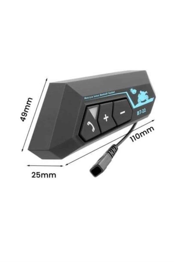 Intercom Bluetooth Kask Kulaklık Motosiklet Kulaklık 5.0 Bluetooth - Görsel 5