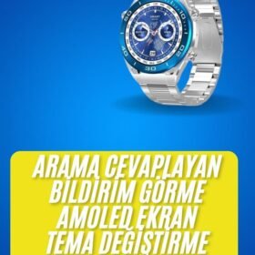 2025 Model Yuvarlak Ekran Android ve İOS Uyumlu GPS Takibi Yapabilen Akıllı Saat