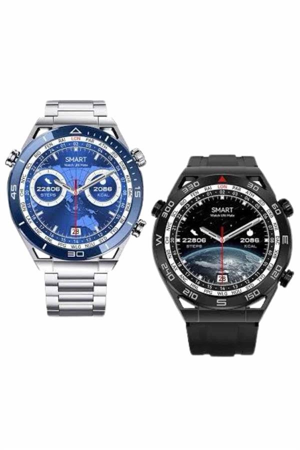 2025 Model Yuvarlak Ekran Android ve İOS Uyumlu GPS Takibi Yapabilen Akıllı Saat - Görsel 3