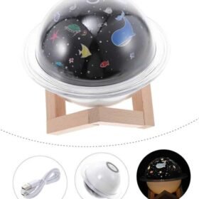 Hava Nemlendirici Led Işıklı Gece Lambası Yıldız Görünümlü Renk Değiştiren