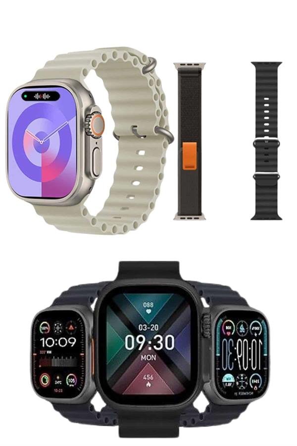 Yeni Nesil Akıllı Kol Saati Nabız Ölçer GPS Uyumlu 49 MM Kasa - Görsel 5