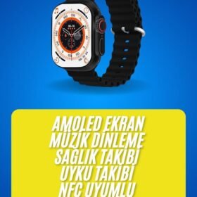 Android ve İOS Uyumlu Arama Konuşma Yapabilen Akıllı Saat