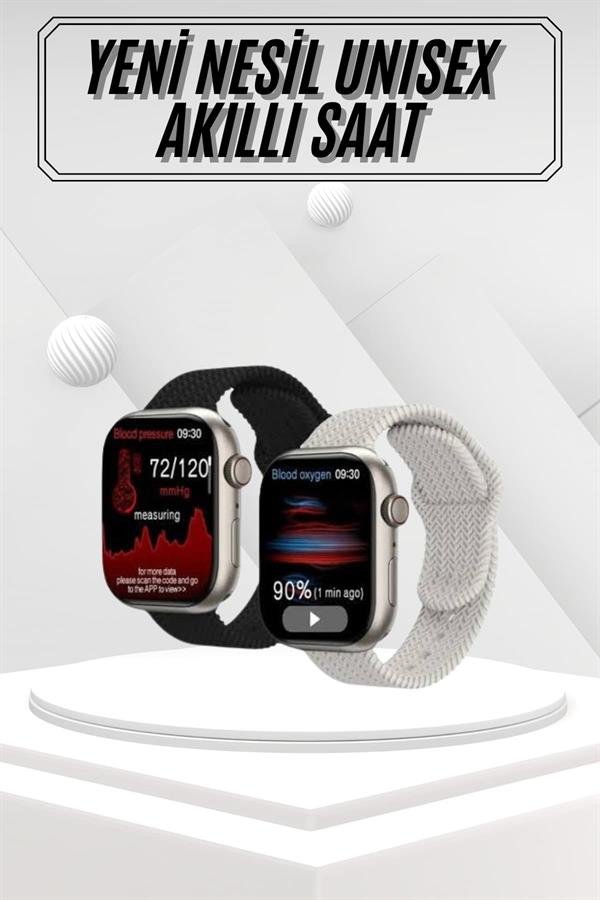 Akıllı Saat Uyku ve Sağlık Takibi GPS Uyumlu Tema Değiştirme - Görsel 2