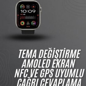 Akıllı saat 2.02 inch Nabız Ölçer Arama Konuşma Müzik Dinleme