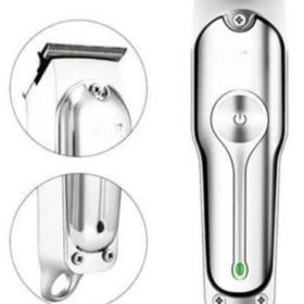 Paslanmaz Çelik Bıçaklı Kablosuz Şarjlı Dijital Göstergeli Tıraş Makinesi