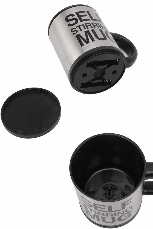 Sıcak Tutan Termos Bardak Kendi Kendini Karıştıran Mikser Kupa - Görsel 4