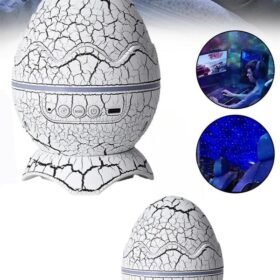 Yumurta Görünümlü Masa ve Gece Lambası Renk Değiştirebilen Projektör