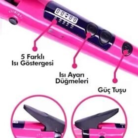 Saç Düzleştirici Şekillendirici Saç Maşası İkili Şekillendirici Isı Ayarlı
